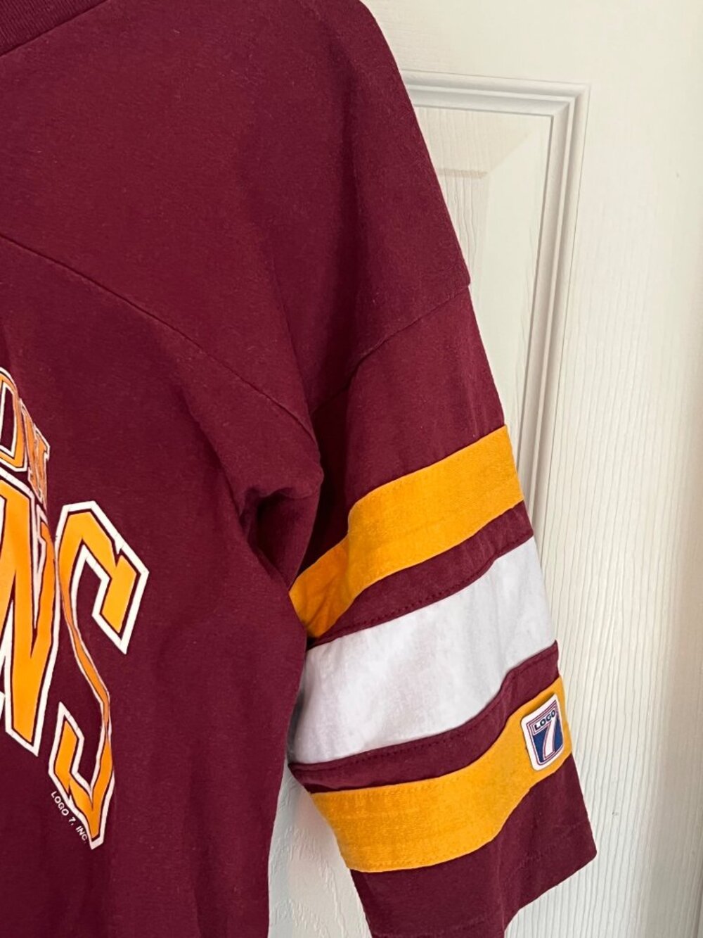 Vintage 90's Logo 7 Washington Redskins Single Stitch Made in USA T-shirt XL - Picture 3 of 13